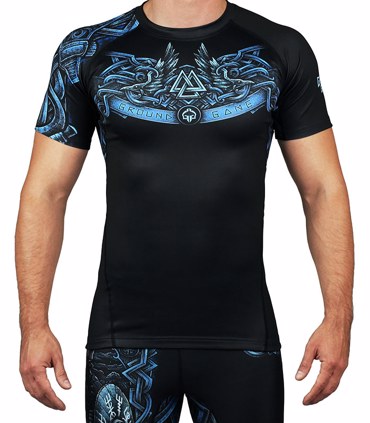 GroundGame Viking S/S RASHGUARD-Black